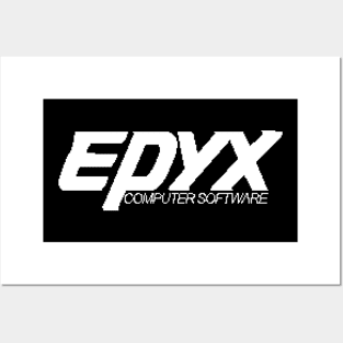 Retro Video Games Epyx Software Pixel Logo Posters and Art